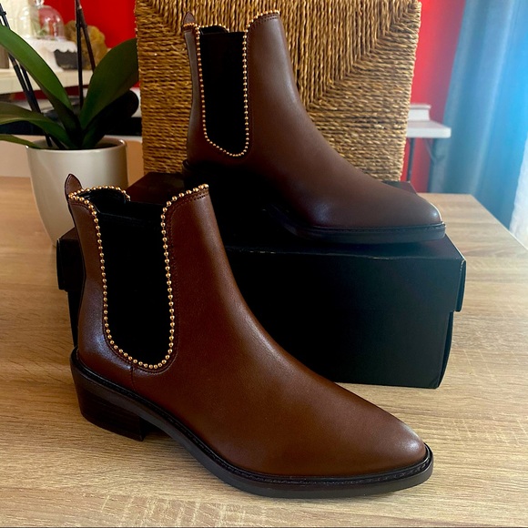 COPY - Coach Brown Bowery Chelsea Boot 5.5 - Picture 2 of 11